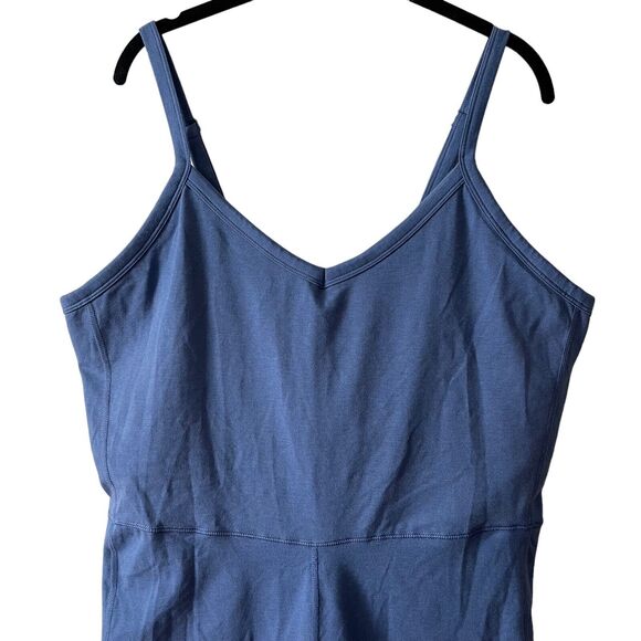 Old Navy Plus 2X Jumpsuit One Piece Activewear Power Chill Blue Shelf Bra - Picture 5 of 10